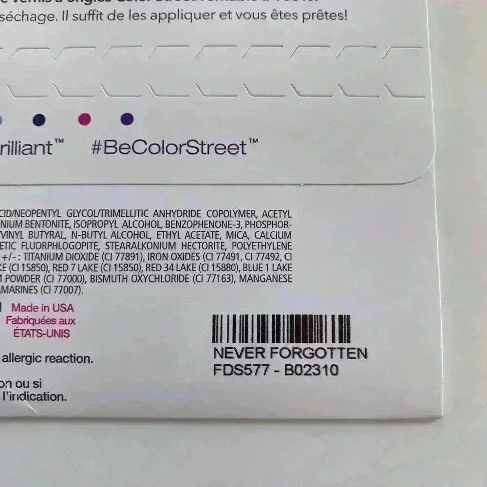 Color Street Never Forgotten